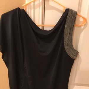 Caribbean Queen asymmetrical dress black S